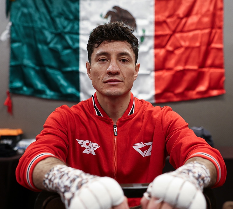 William Zepeda takes inspiration from great Mexican fighters who preceeded him, and hopes to become one of them. Photo: Golden Boy Boxing