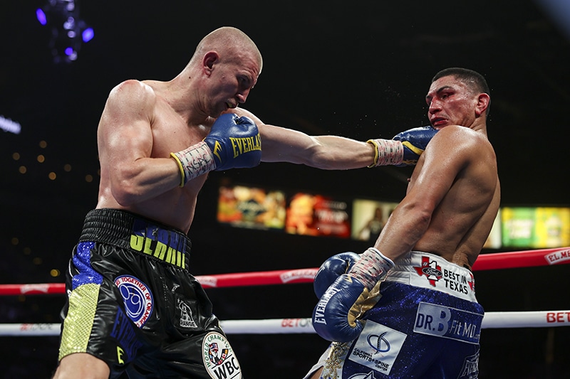 After his strong performance against Vergil Ortiz Jr., Turki Alalalshihk expressed interest in working with Serhii Bohachuk. Photo: Cris Esqueda, Golden Boy Boxing