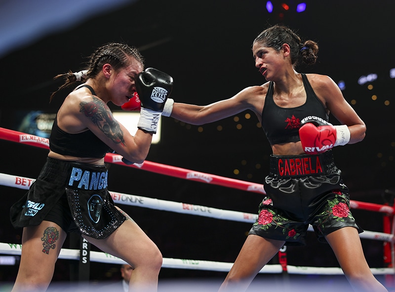 Gabriela Fundora is a killer inside the ring, and boxing's sweetheart outside it. Photo: Cris Esqueda, Golden Boy Boxing