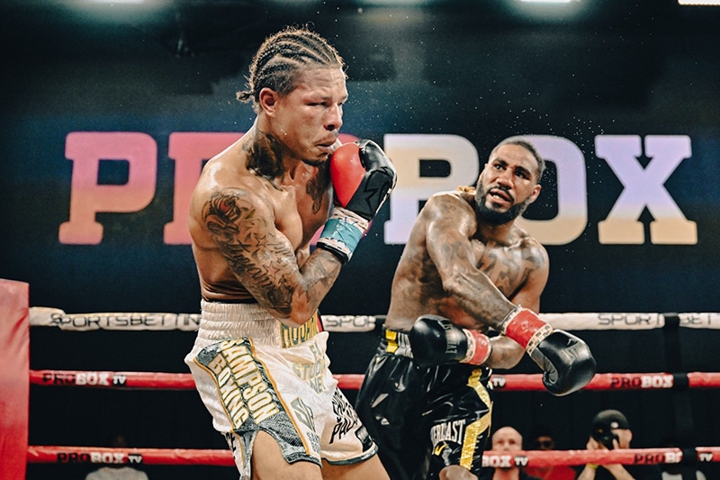 Jarrett Hurd couldn't push the pace to get himself into the win column. Photo: ProBox