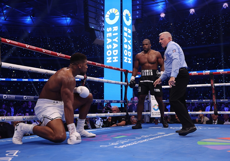 Daniel Dubois gave Anthony Joshua a serious beating in November 2024. Photo: Mark Robinson, Matchroom Boxing
