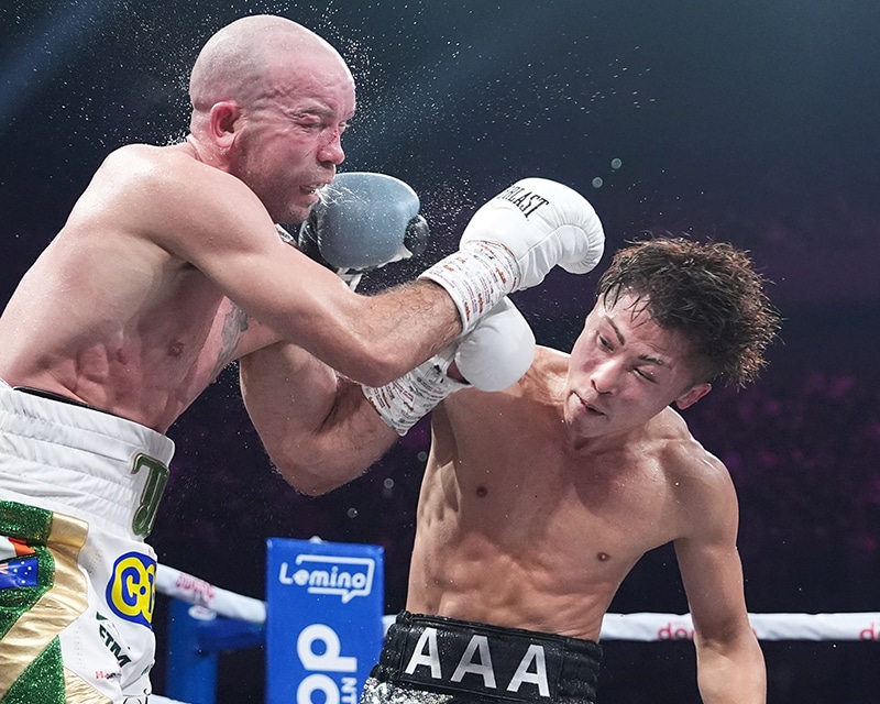 Will we get a super fight between Naoya Inoue and Junto Nakatani in 2024? Photo: Mikey Williams, Top Rank Boxing Fighter of the Year