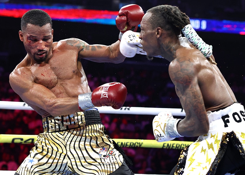 O'Shaquie Foster still doesn't understand the scorecards from his first fight with Robson Conceição. Photo: Mikey Williams, Top Rank Boxing Conceição vs Foster 2 