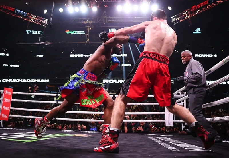 Boots Ennis says he will get a knockout in his rematch with Karen Chudkhazhian. Photo: Amanda Wescott, Showtime Boxing