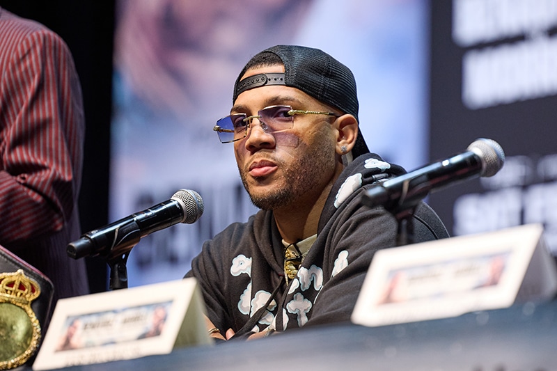 David Morrell said about David Benavidez, "He has no idea what he’s talking about, but he’s provoking me and now I want to go out there and beat the crap out of him." Photo: Ryan Hafey, Premier Boxing Champions