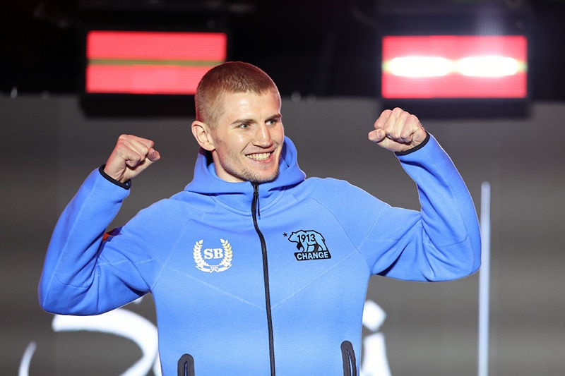 Serhii Bohachuk, long based in Los Angeles, is the closest thing to an American fight on Saturday's card. Photo: Leigh Dawney, Queensberry Promotions.