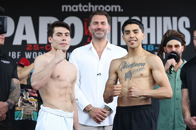 Marc Castro gets in his third fight of 2024 and his fourth in 13 months Saturday against Agustin Ezequiel Quintana. Photo: Melina Pizano, Matchroom