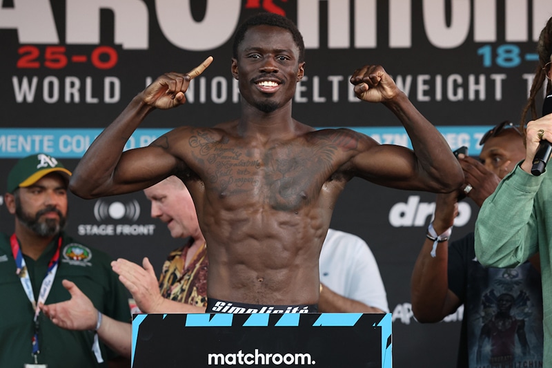 Although Richardson Hitchins had some rough outings recently, he's confident about his fight on Saturday. Photo: Melina Pizano,  Matchroom