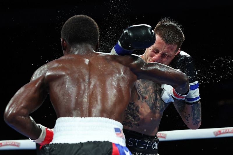 Richardson Hitchins put up far more offense against Liam Paro than in his last fight. Photo: Melina Pizano, Matchroom