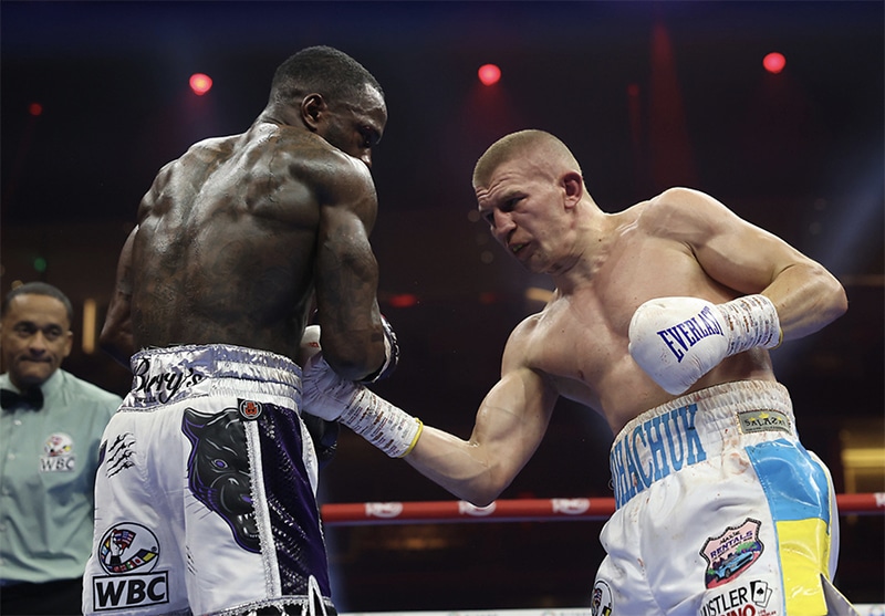 Serhii Bohachuk made quick work of Ismael Davies in Riyadh in December. Photo: Leigh Dawney, Queensberry
