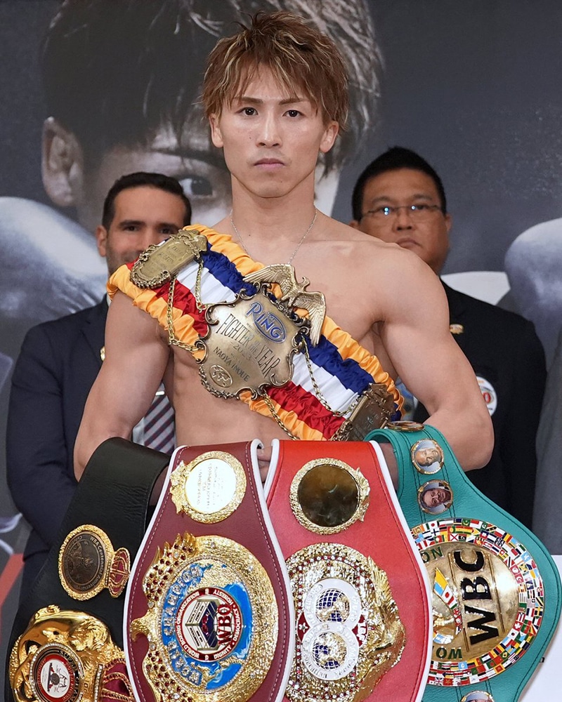 Naoya Inoue is a two division undisputed champion, and five division champion. Photo: Naoki Fukuda