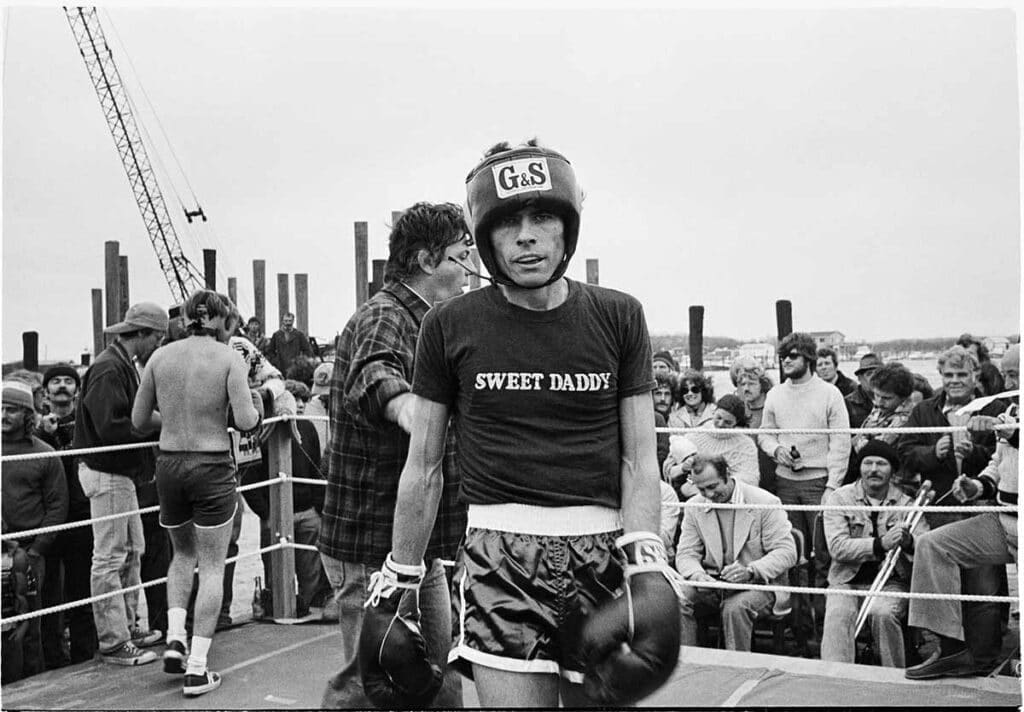 "Sweet Daddy" George Watson after the conclusion of his first fight. He would fight twice more that day. Photo: Tom Watson