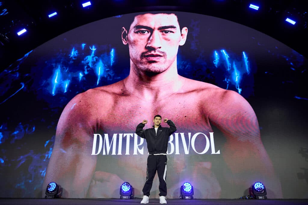 Dmitry Bivol said of the first fight, “I learned about myself. That I don’t like to lose, and I need to push myself harder. More punches and more endurance.” Photo: Mark Robinson, Matchroom Boxing  Beterbiev vs Bivol 2