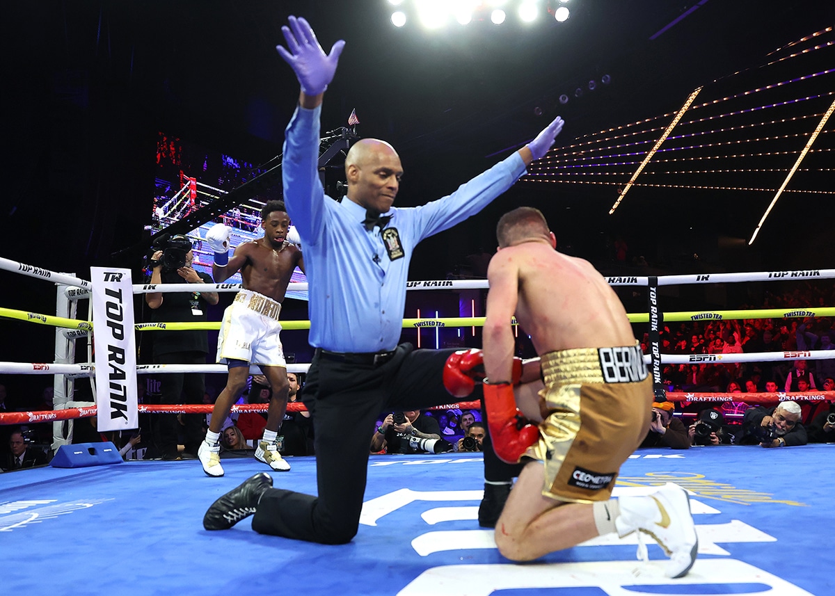 And The New: Keyshawn Davis Stops Denys Berinchyk To Win WBO Title