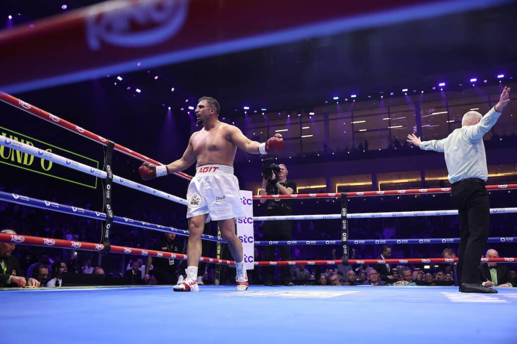 Agit Kabayel must now be considered a serious contender in the heavyweight division. Photo: Mark Robinson, Matchroom Boxing