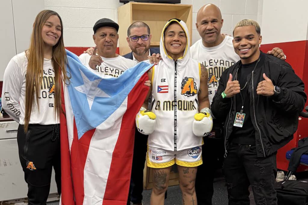 Ashleyann Lozada hopes to be one of Puerto Rico's next great boxing champions. Photo: Salita Promotions Claressa Shields heavyweight