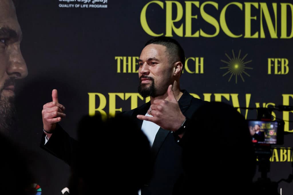 Joseph Parker says to win, he has to be himself. Photo: Mark Robinson, Matchroom Boxing