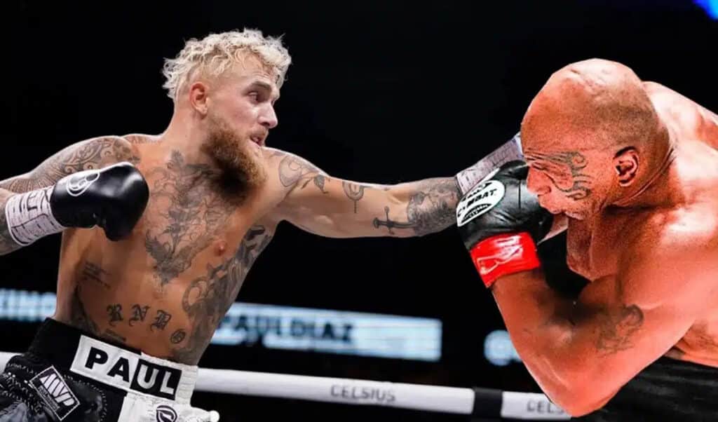 The November fight between Jake Paul and Mike Tyson was the most streamed live sports event ever. Photo: Netflix