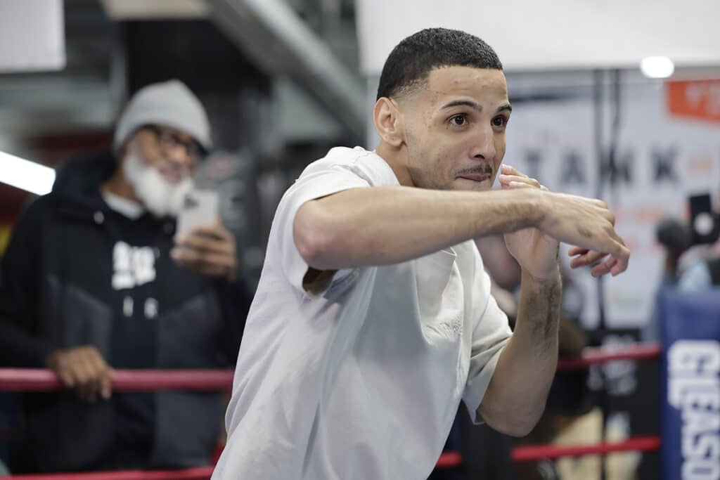 Yoenis Tellez hopes to build his resume with a win over former champion Julian Williams. Photo: Rey Del Rio, Premier Boxing Champions Davis