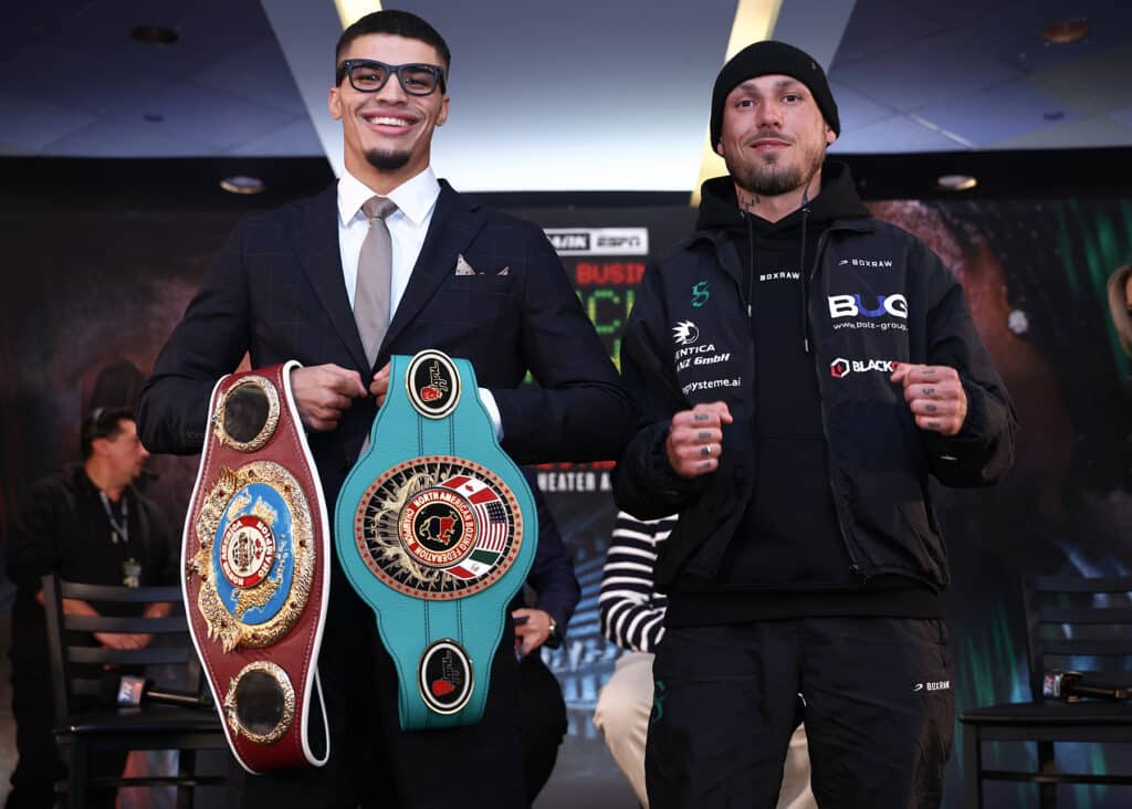 Xander Zayas and Slawa Spomer both put their undefeated records on the line Friday in New York. Photo: Mikey Williams, Top Rank Boxing