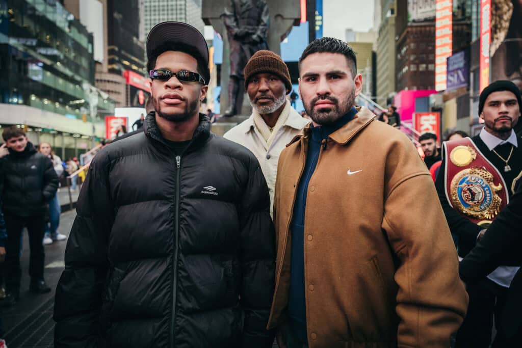 Both Devin Haney and Jose Ramirez know they are in a must-win situation on May 2. Photo: Amanda Westcott, Matchroom Boxing