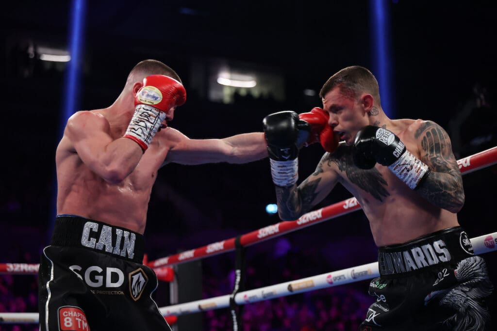 Andrew Cain got away with the win in a lackluster fight with Charlie Edwards. Photo: Leigh Dawney, Queensberry Promotions Nick Ball