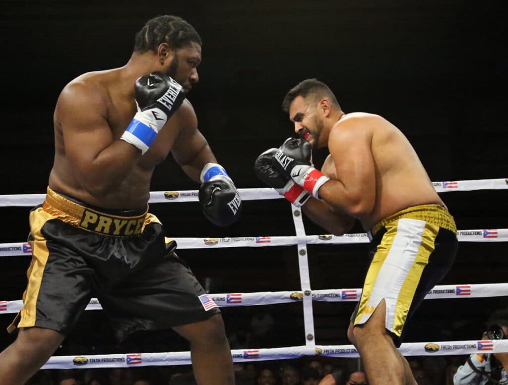 Price Taylor continues winning in the heavyweight division. Photo: Esdel Palermo, Salita Promotions