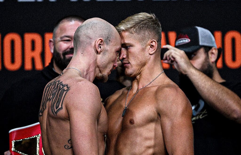 Mateo Tapia won't back down from opponent Sergey Vorobev. Photo: No Limit Boxing