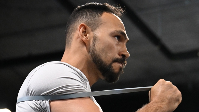 What does Keith Thurman have left, and is it buried under too much ring rust? Photo: DAZN 