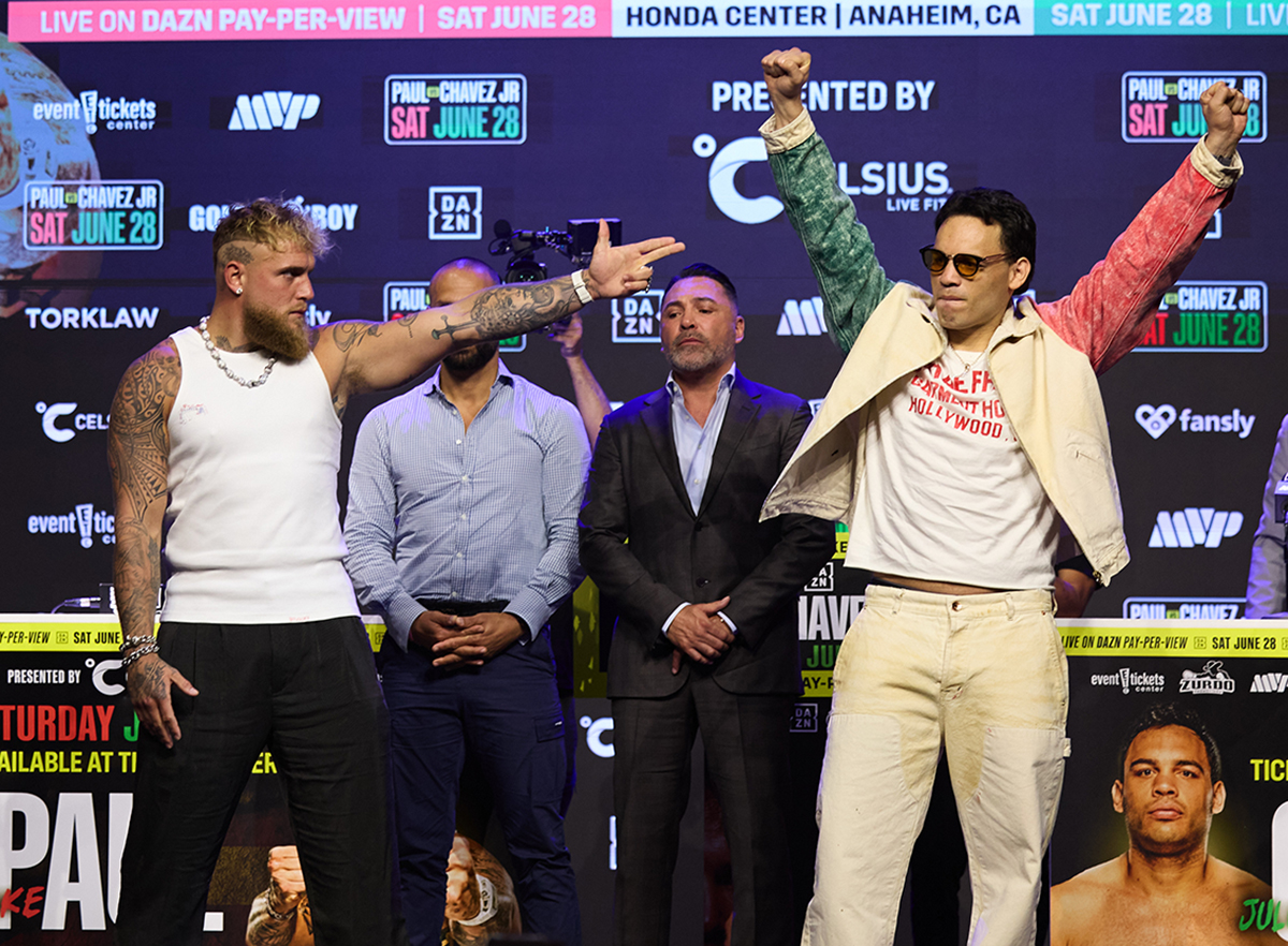 Jake Paul and Julio Cesar Chavez Jr. Spice Things Up in Hollywood