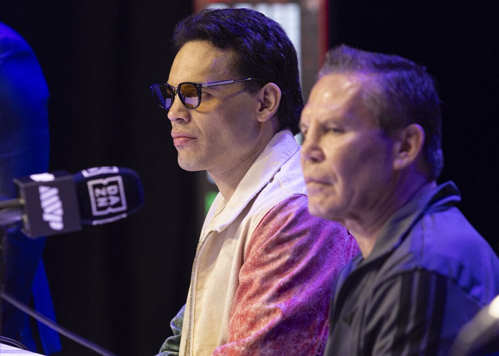 Julio Cesar Chavez Jr. said he is highly motivated for his upcoming fight with Jake Paul. Photo: Esther Lin, Most Valuable Promotions