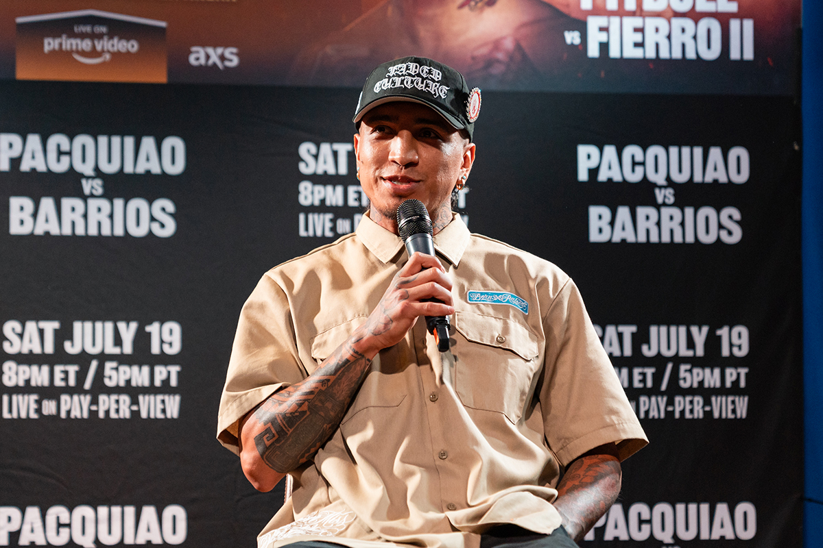Mario Barrios is surely pinching himself. Photo: Premier Boxing Champions