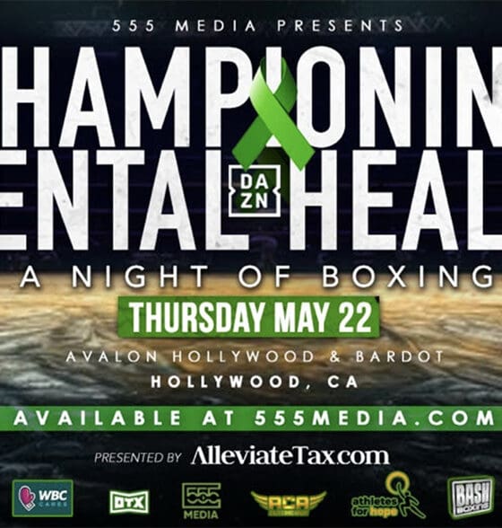 Boxing Charity Event Promotes Mental Health Awareness May 22