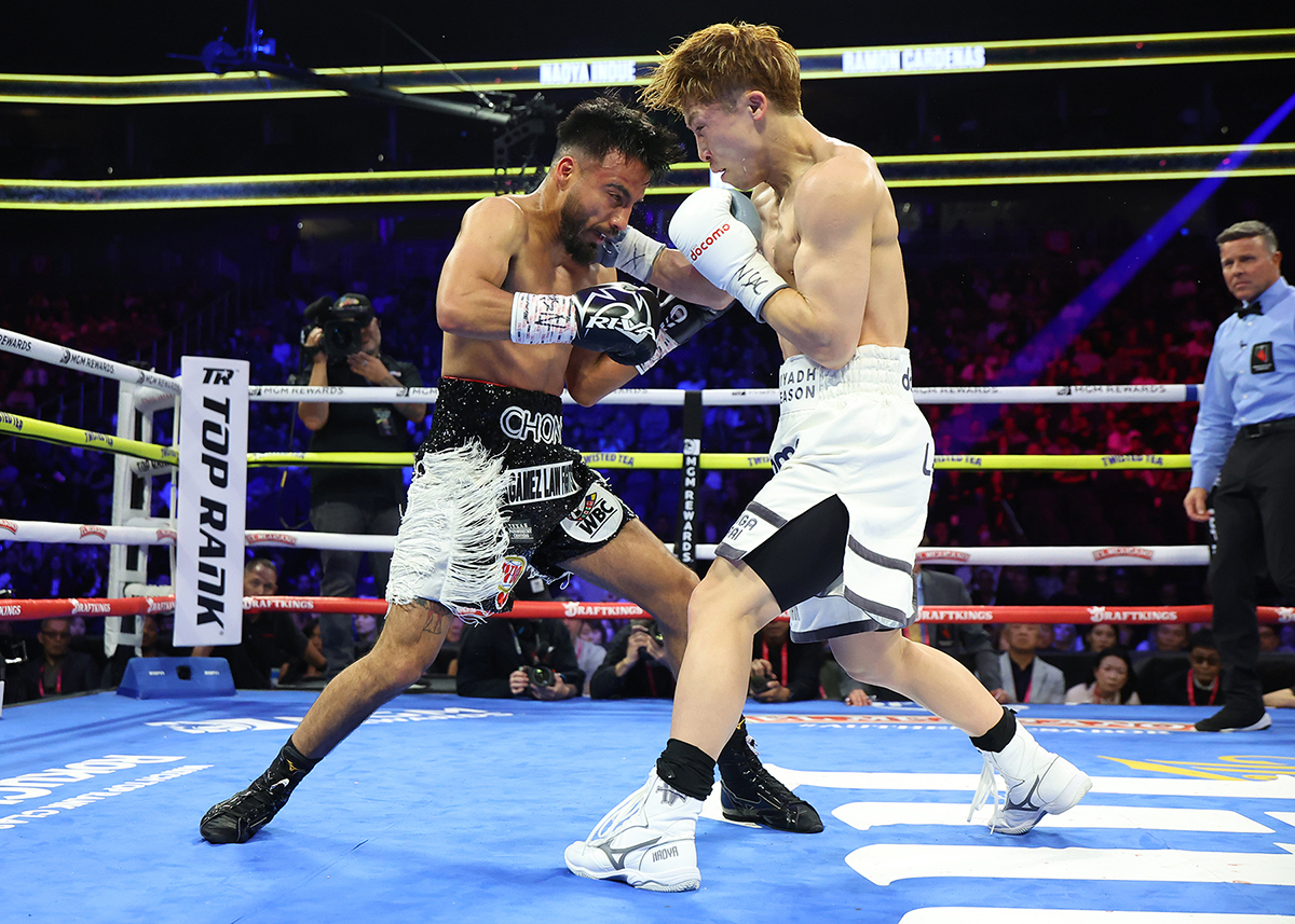 Naoya Inoue and Ramon Cardenas gave boxing fans the fight they deserved on Cinco de Mayo weekend. Photo: Mikey Williams, Top Rank Boxing
