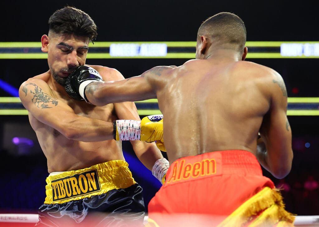 Ra'eese Aleem hopes he can continue to win and work toward a title fight. Photo: Mikey Williams, Top Rank Boxing