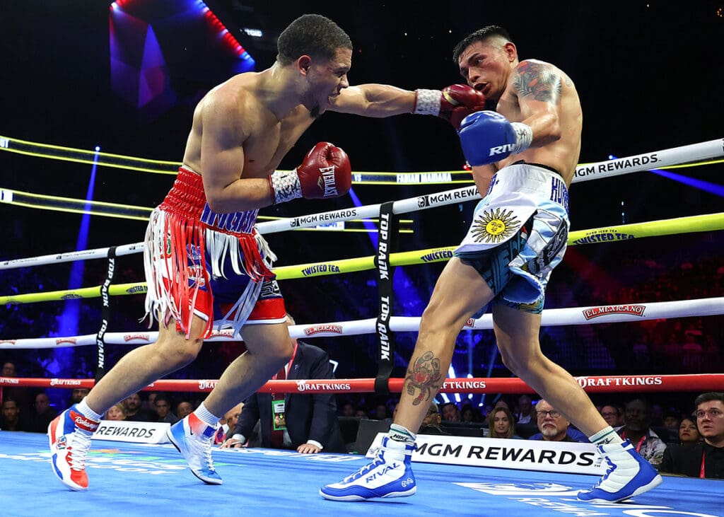 Rohan Polanco will benefit from the rounds he put in against Fabian Maidana. Photo: Mikey Williams, Top Rank Boxing