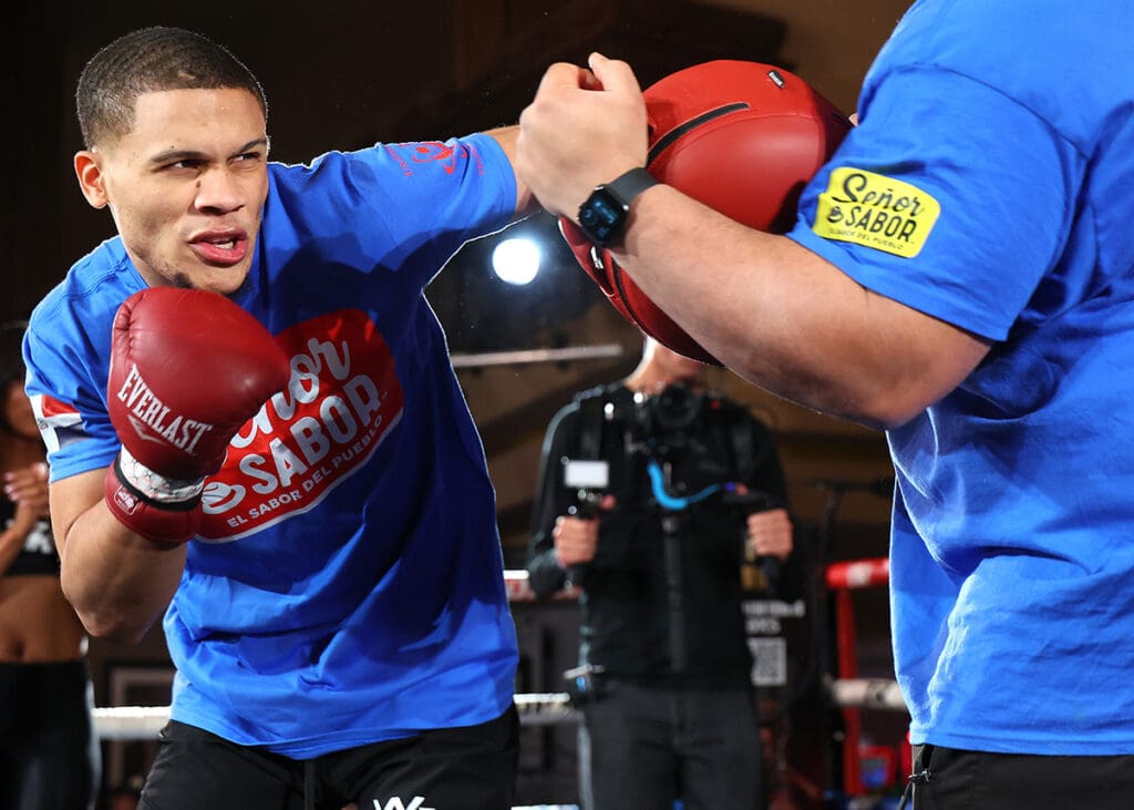 Dominican prospect Rohan Polanco is starting to get more attention as a serious talent. Photo: Mikey Williams, Top Rank Boxing