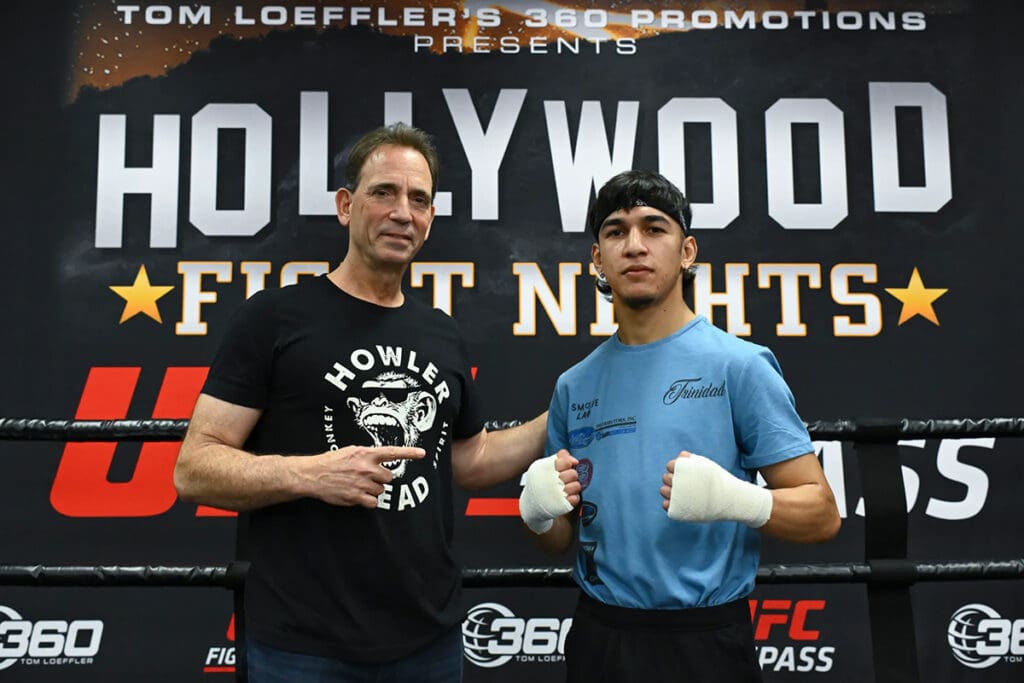 Omar Trinidad credits promoter Tom Loeffler with keeping him busy and in position for a title opportunity. Photo: Lina Baker, 360 Promotions