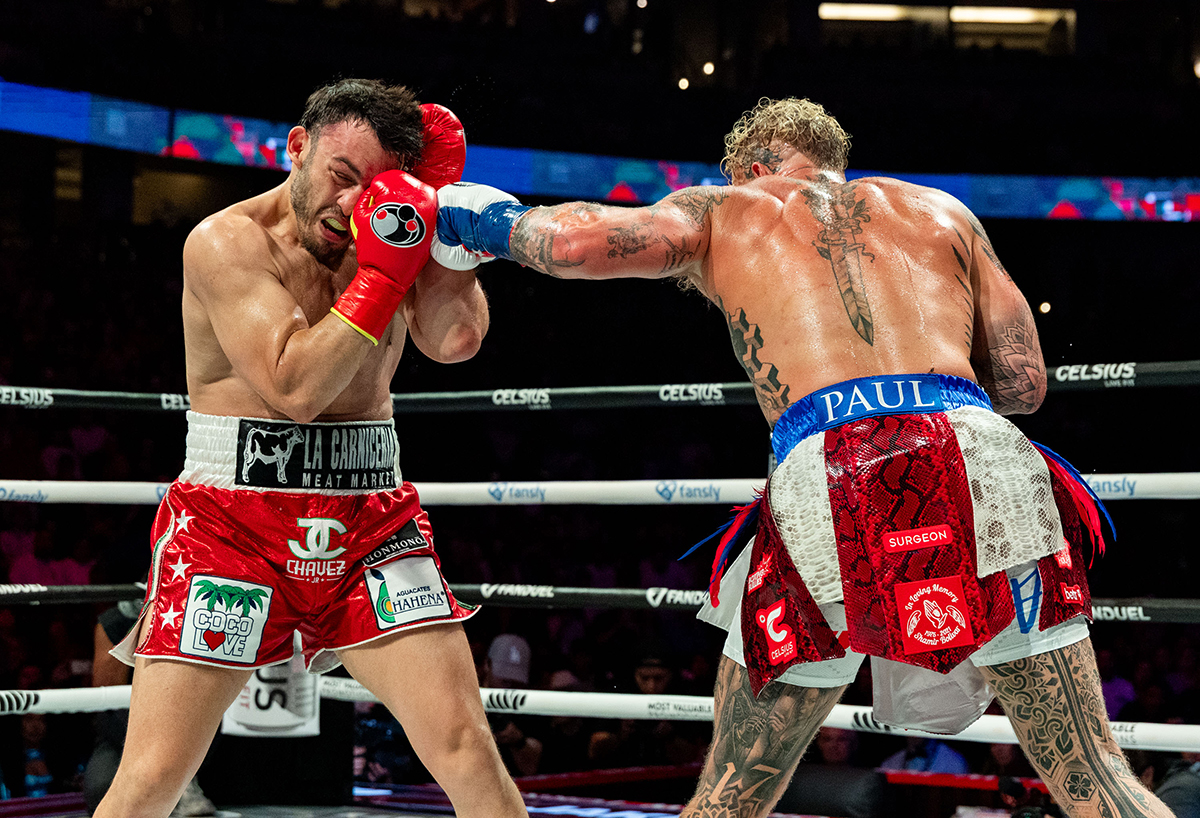 Julio Cesar Chavez Jr. was soundly defeated by Jake Paul, but it seems it was only the beginning of his troubles. Photo: Esther Lin, Most Valuable Promotions