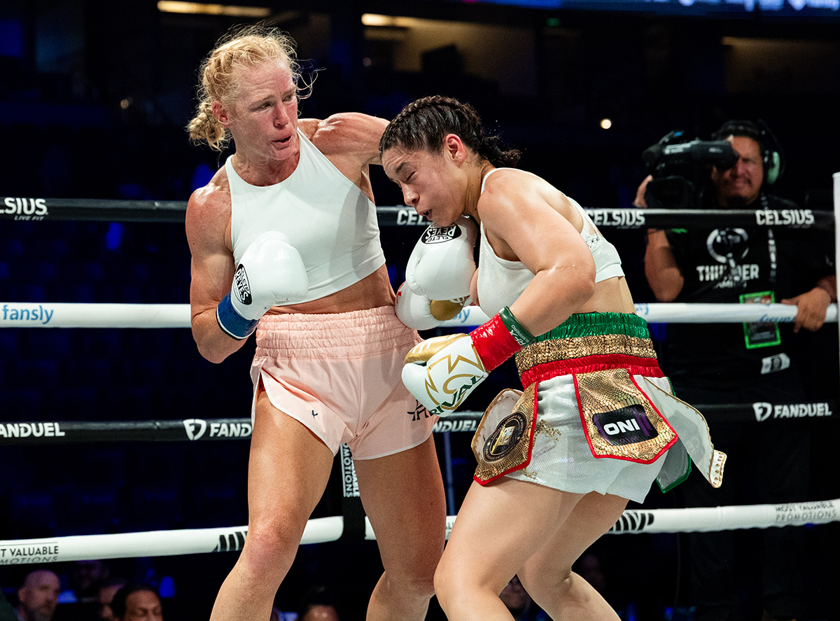 Holly Holm said she would be happy to face MVP stablemate Stephanie Han for her WBA title. Photo: Esther Lin, Most Valuable Promotions