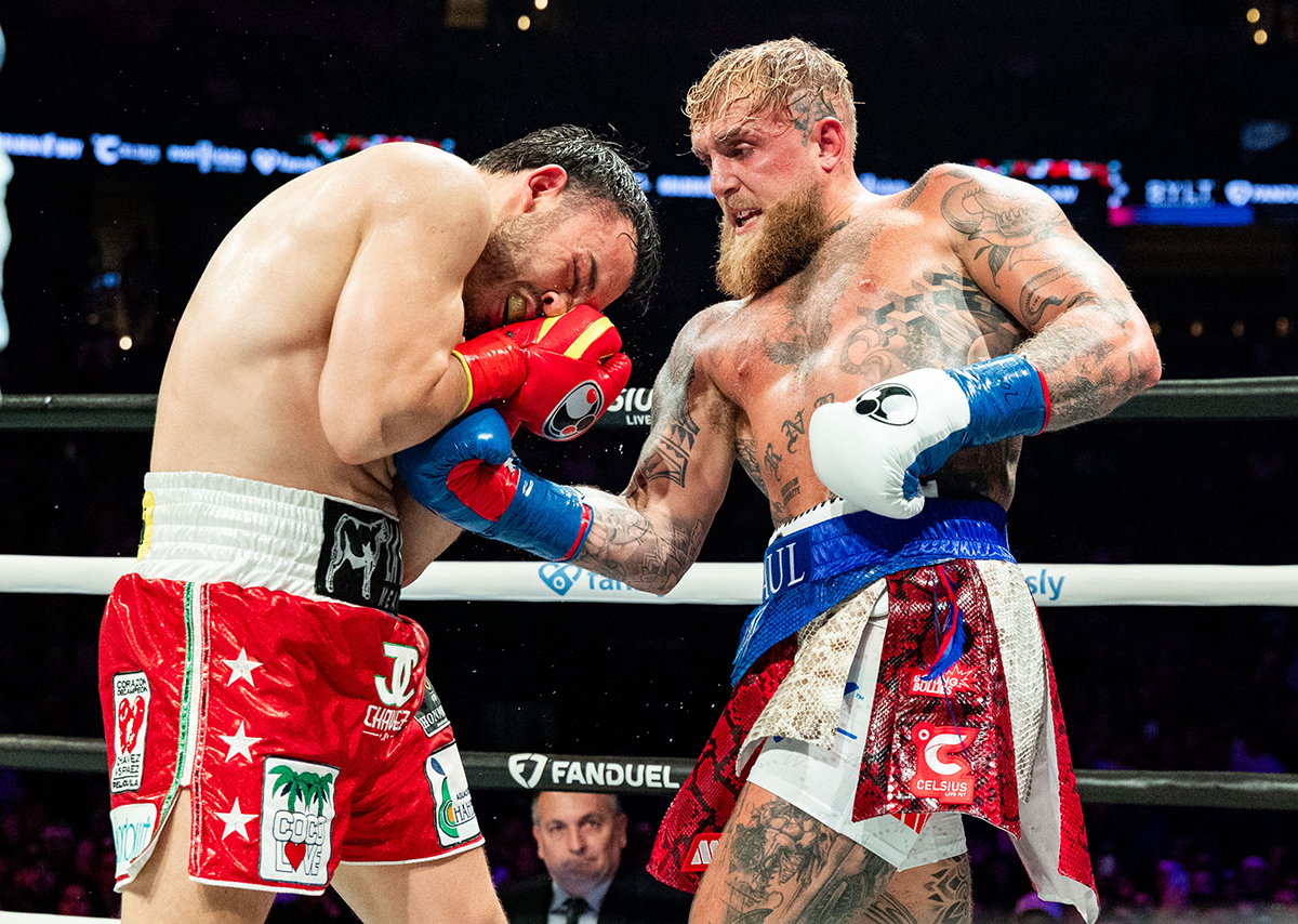 Despite calling out a roster of top names, Jake Paul would be hard pressed to beat any of them. But for a good payday, most would let him try. Photo: Esther Lin, Most Valuable Promotions