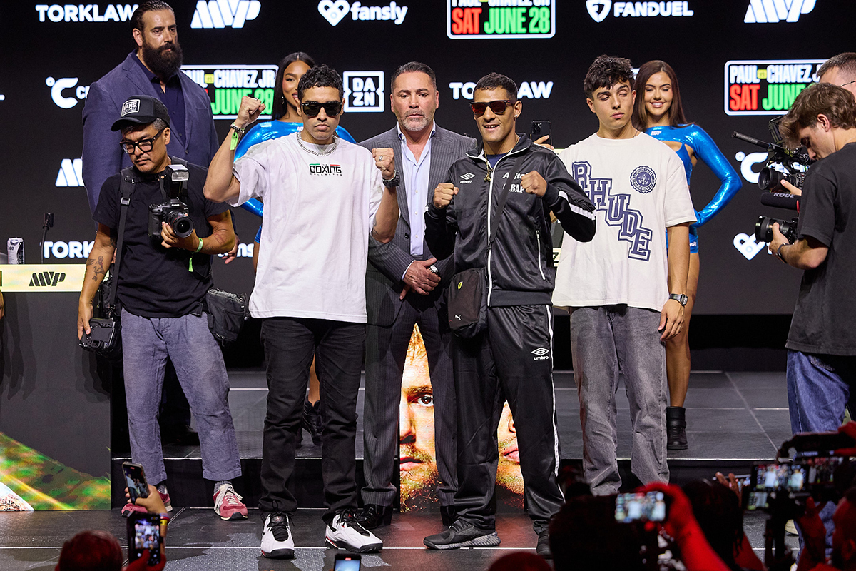 Raul Curiel and Victor Ezequiel Rodriguez put up their undefeated records Saturday. Photo: Esther Lin, Most Valuable Promotions