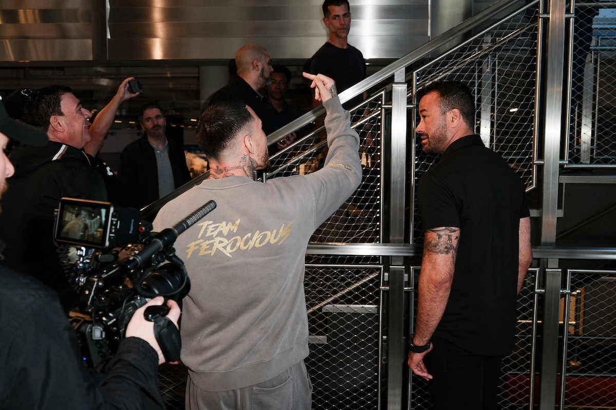 George Kambosos Jr. has no hesitation playing the heel and firing up the fans. Photo: Geoffrey Knott/Matchroom Boxing