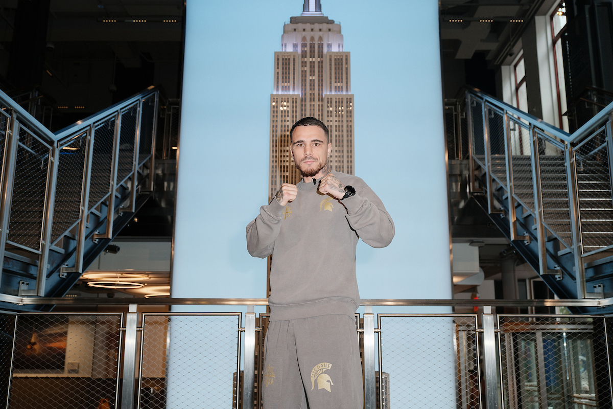 George Kambosos Jr. has enjoyed his greatest successes fighting in New York. Photo: Geoffrey Knott/Matchroom Boxing