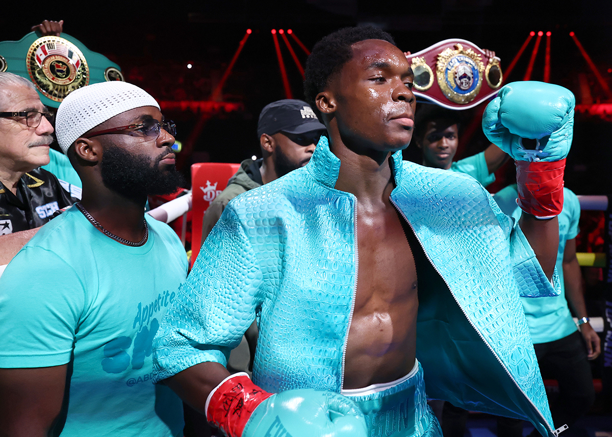 Abdullah Mason has impressive maturity in and out of the ring at just 21 years old. Photo: MIkey Williams, Top Rank Boxing