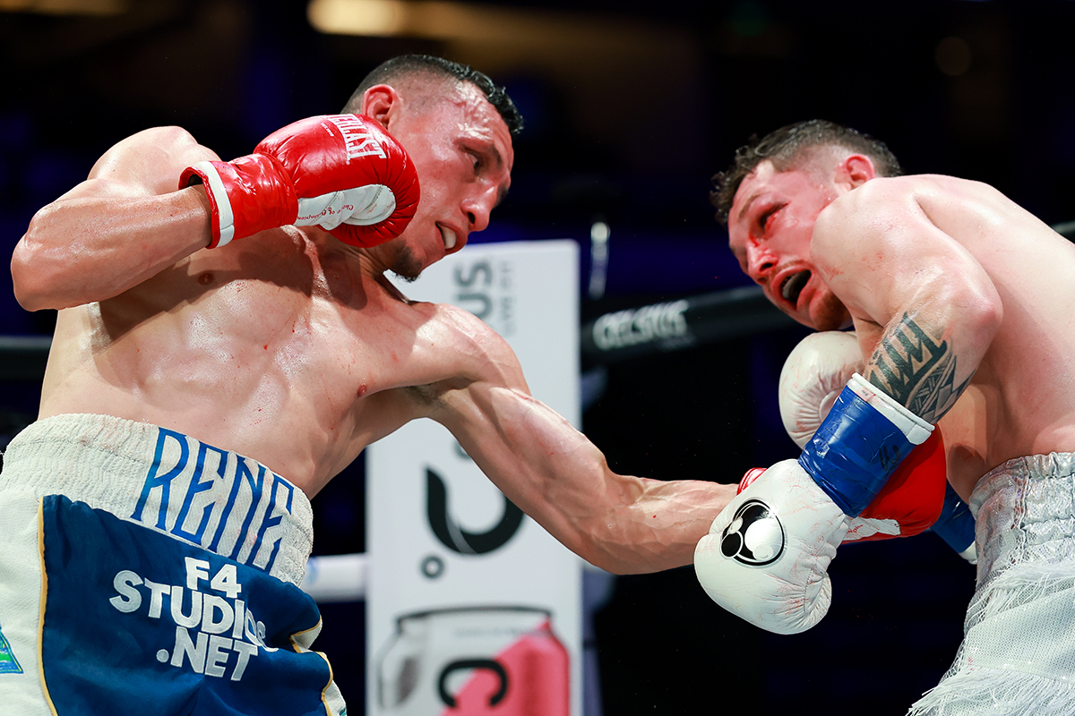 Rene Alvarado knew he needed a win or he might face retirement. He got it. Photo: Golden Boy Boxing Holly Holm