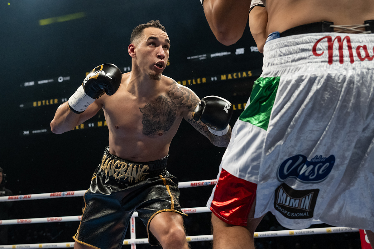 Steven Butler wasn't sure if his power would carry up to super middleweight. It does! Photo: Vincent Ethier, Eye Of The Tiger