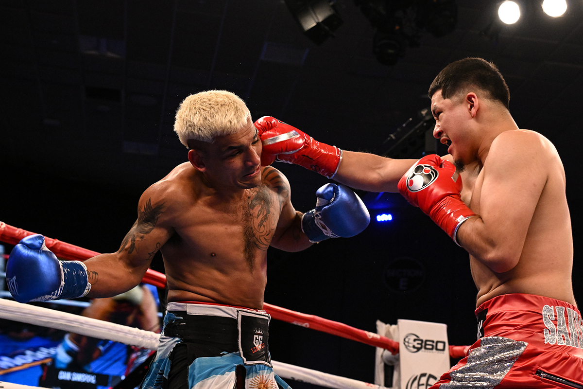 "Sugar" Cain Sandoval continues to impress observers and thrill his fans. Photo: 360 Boxing Promotions