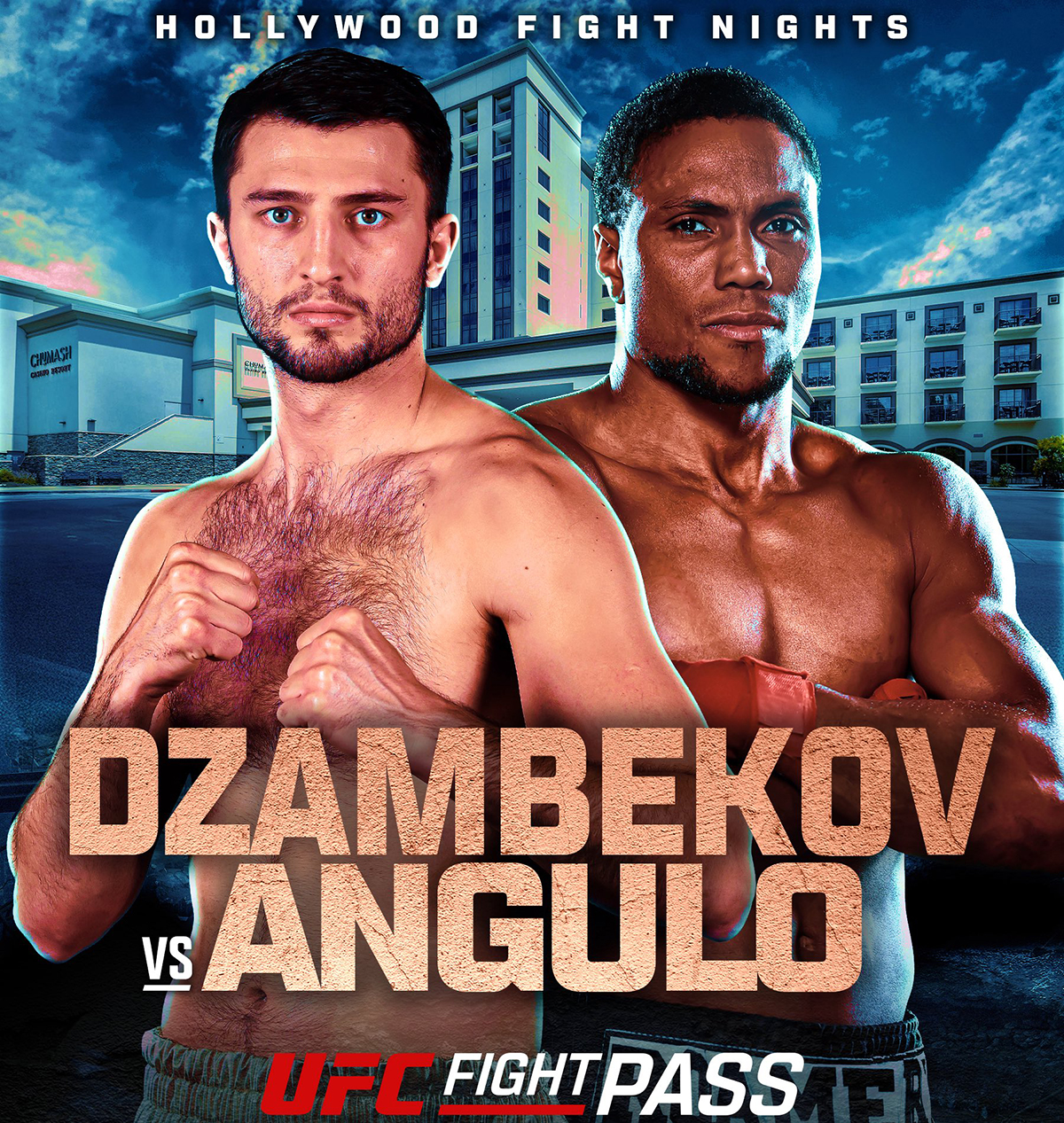Umar Dzambekov takes on experienced veteran Roamer Alexis Angulo of Colombia.