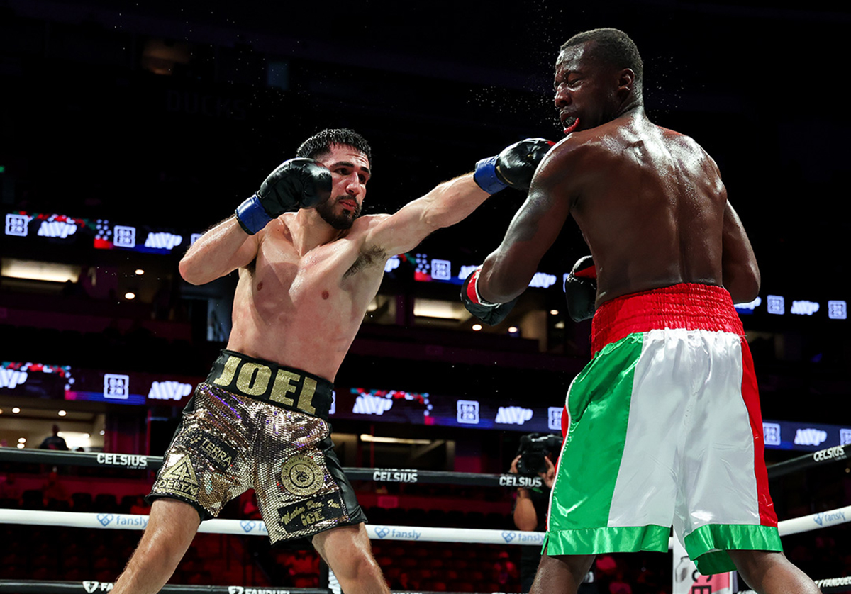 Joel Iriarte told NY Fights he welcomed the opportunity to test his conditioning by going the distance. Photo: Golden Boy Boxing